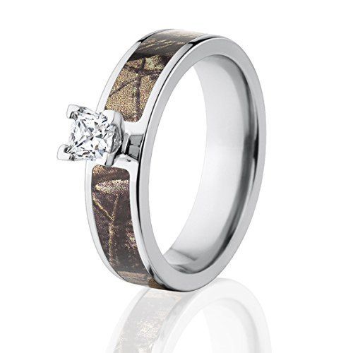 Realtree AP Camo Ring w/ 1/2 CTW 14k Prong Setting