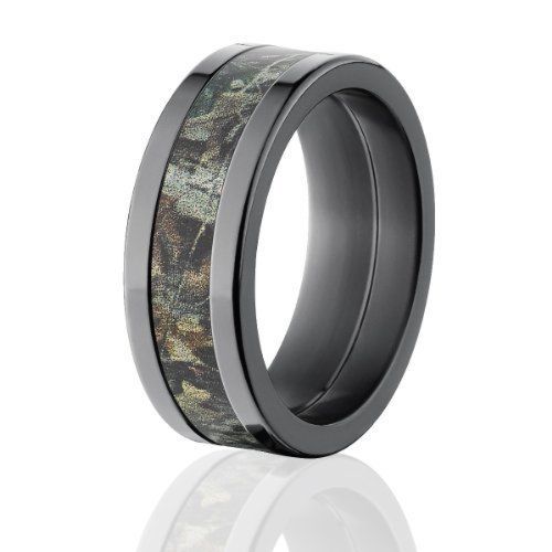 Realtree Timber Camo Rings, Camouflage Wedding Bands, Comfort Fit