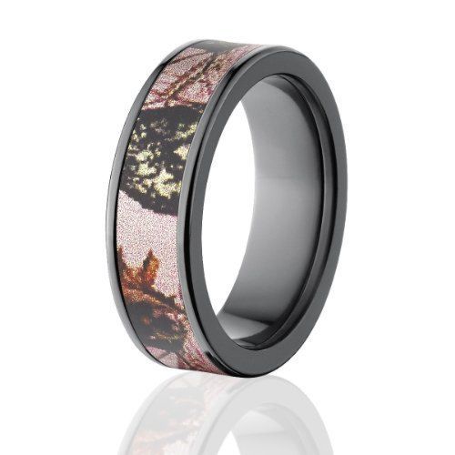 Mossy Oak Pink Break Up Camo Rings, Pink Camo Rings
