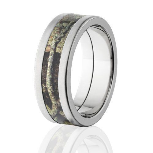BUI Pattern Titanium Camo Ring, Cross Brush Mossy Oak Camouflage