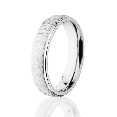 TreeBark Cobalt Wedding Rings: Men's Cobalt Band