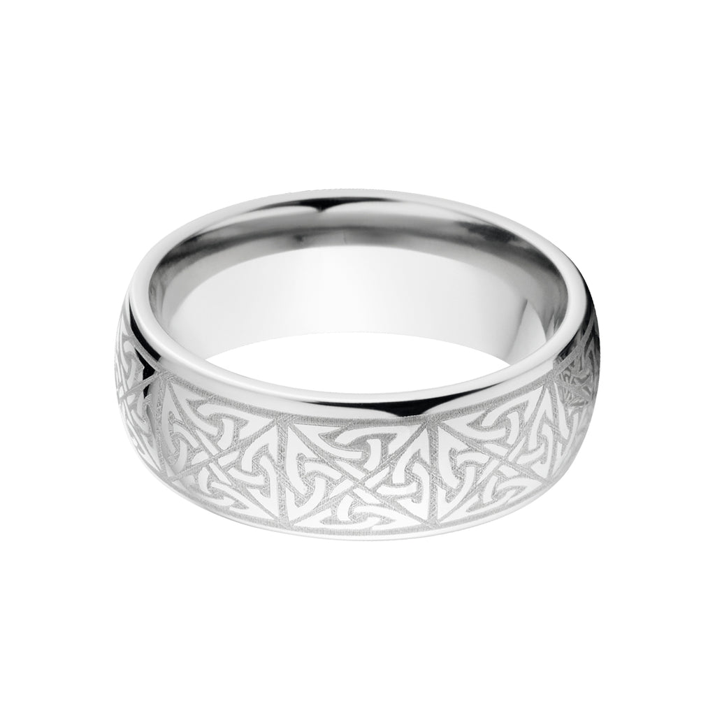 Celtic Rings: Mens Cobalt Wedding Band