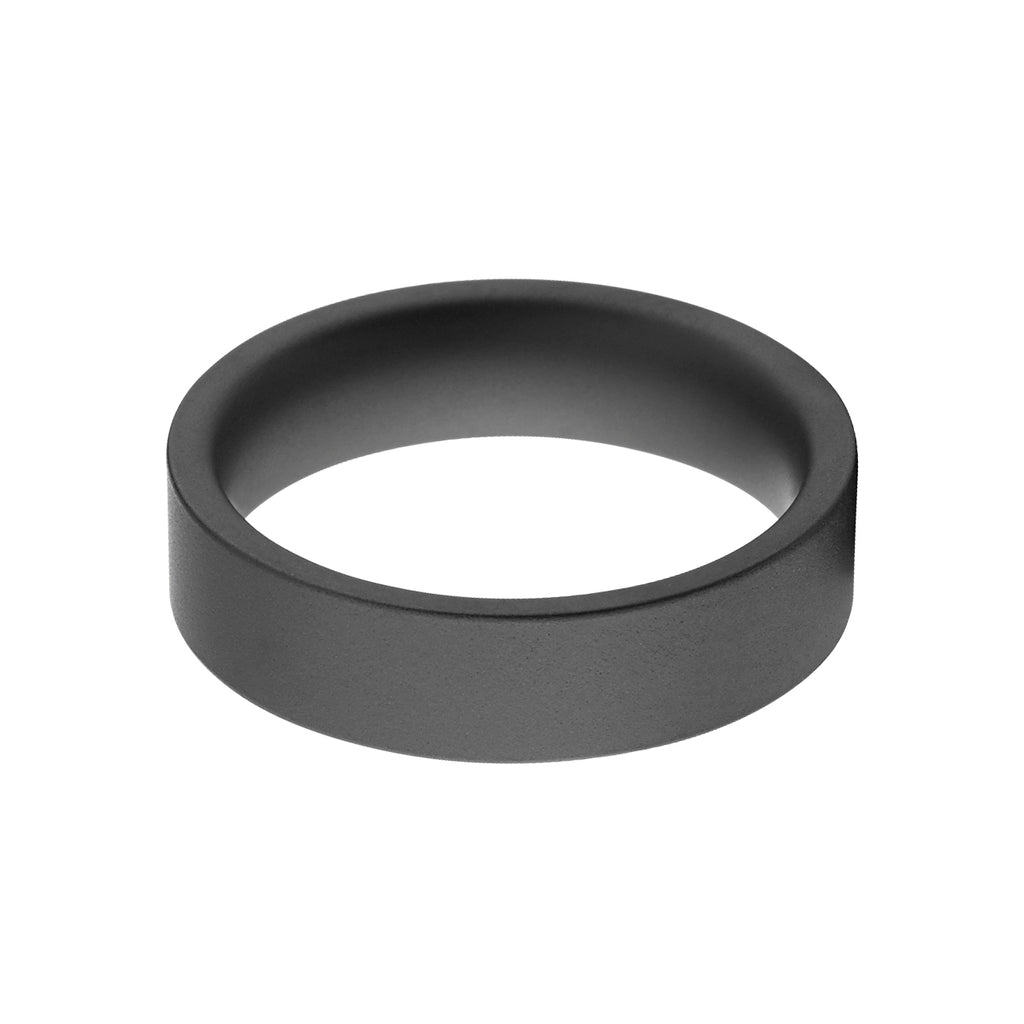 Matte Black 6mm Men's Ring - Ceramic Wedding Bands