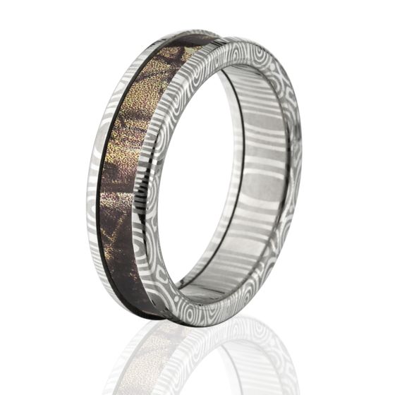 RealTree AP Camo Band, AP Camo Rings, Damascus Steel Camo