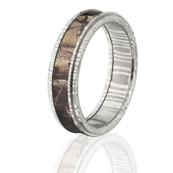 Damascus Steel RealTree AP Camo Rings, AP Camo Bands