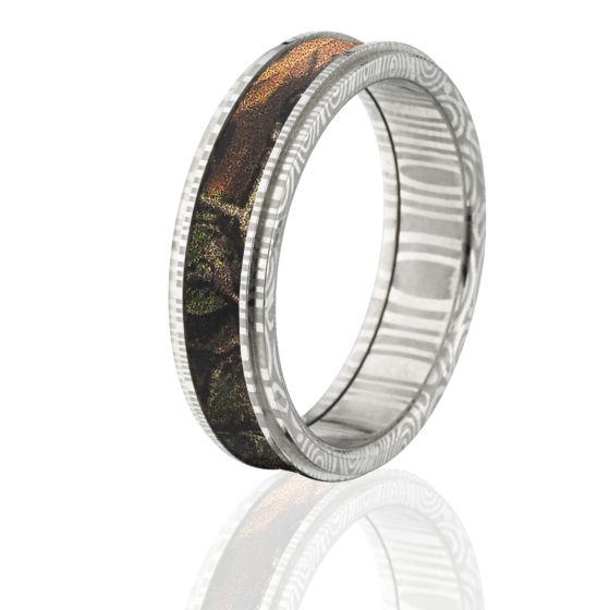RealTree Xtra Camo Rings, XTRA Camo Bands, Damascus