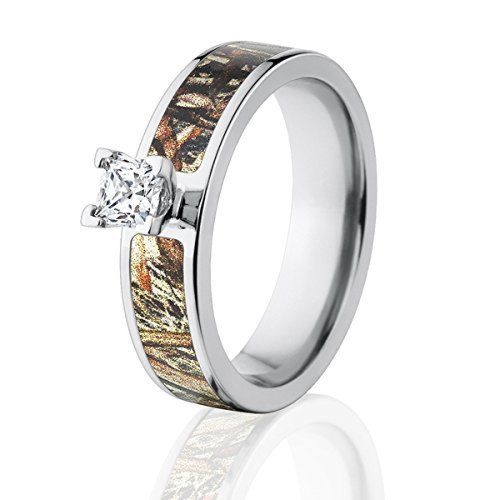 Camouflage Engagement Rings
