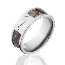 Titanium Camo Rings, RealTree AP Camo Ring with Carved Fishhook