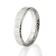 Unique Men's Wedding Rings: Damascus Steel Band