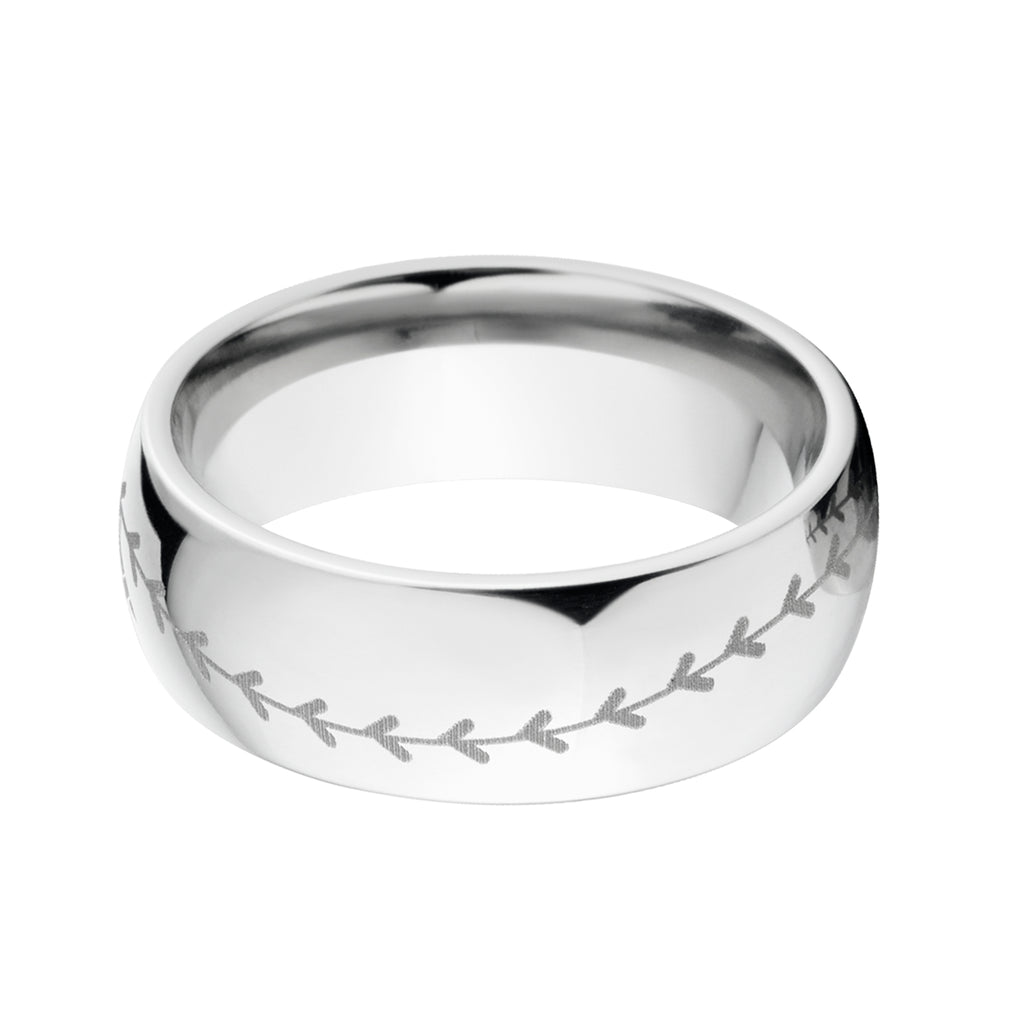 Titanium Baseball Ring - Men's Wedding Rings