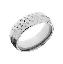 Titanium Football Ring - Custom Men's Wedding Ring