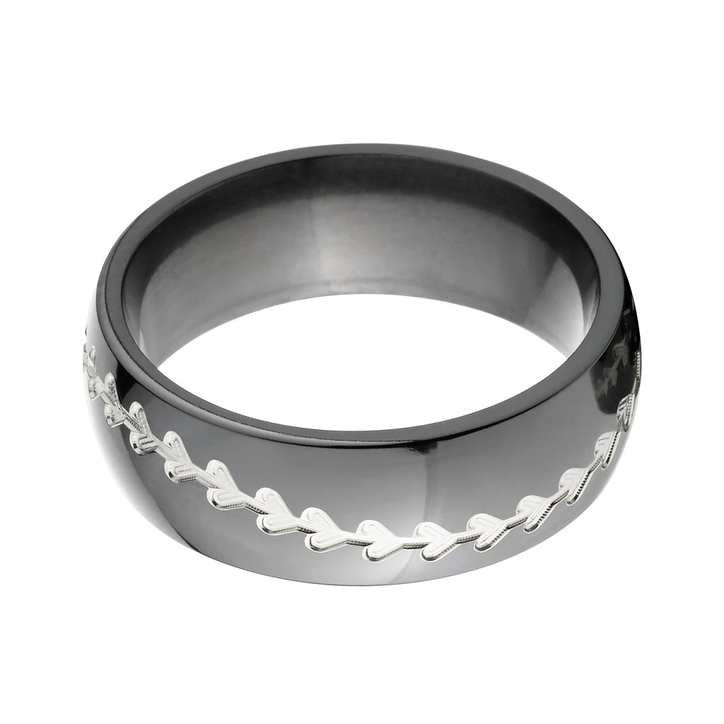 Black Baseball Ring - Custom Men's Rings
