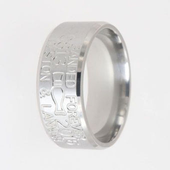 10mm Wide Titanium Duck Call Ring - Men's Wedding Rings