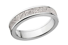 Meteorite Ring Gibeon Wedding Bands Authentic Gibeon Meteorite Wedding Band