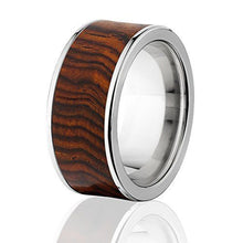 Mens Cocobolo Rings, Cocobolo Hard Wood Wedding Band
