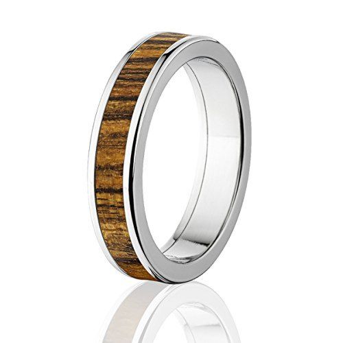 Men's Bocote Rings,  Exotic Hard Wood Wedding Band