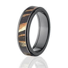 Licensed Mossy Oak Rings, Black Zironcium Shadow Grass Ring