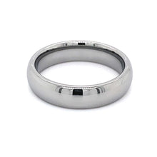 6mm Heavy Tungsten Carbide Men's Ring With High Polish Finish, Half Round Comfort Fit - FREE Personalization