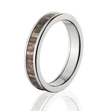 Licensed Mossy Oak Bottomland Camo Rings, Premium High Polish Finish Camo Bands, Cobalt Camo Rings