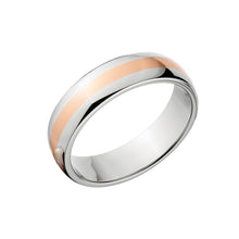 6mm Copper & Titanium Wedding Band - Men's Rings