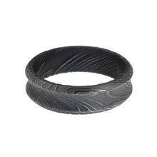 Damascus Steel Wedding Bands American Made Damascus Steel Rings For Men