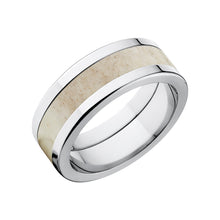 8mm Titanium Antler Ring - Men's Wedding Bands