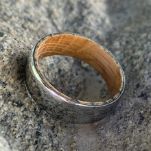 Whiskey Barrel Ring Custom Cobalt Mens Wedding Band