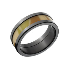 Vivid Desert Camo Ring - Black Zirconium Men's Rings