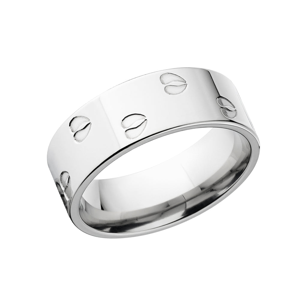 Titanium Mule Deer Track Ring, Animal Track Rings – The Jewelry Source
