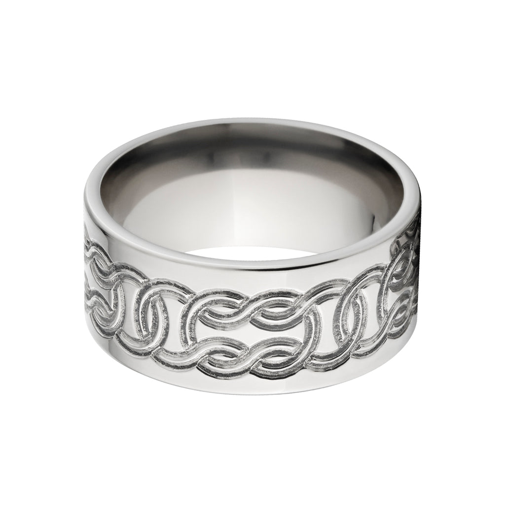 Titanium Men's Celtic Rings: Celtic Wedding Ring