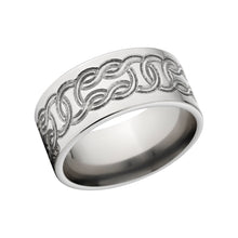 Titanium Men's Celtic Rings: Celtic Wedding Ring