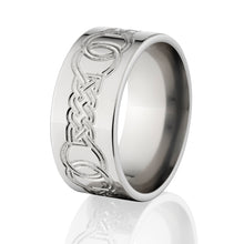 Custom Milled Outline Celtic Ring Made In Titanium