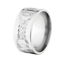Celtic Wedding Rings: Cobalt Milled / Carved Celtic Band