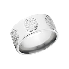 Custom Carved Celtic Rings, Cobalt Wedding Band