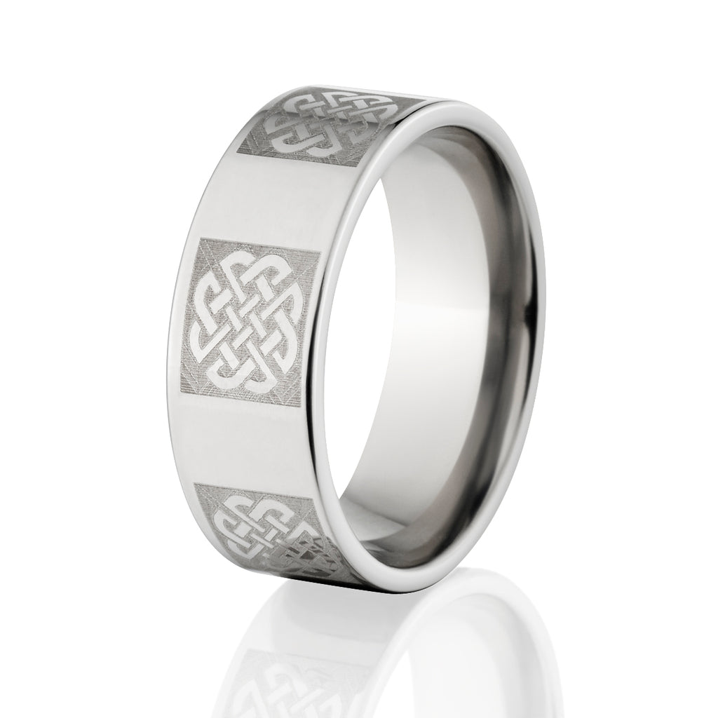 Celtic Rings: Titanium Celtic Wedding Ring