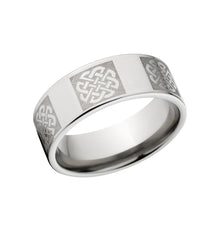 Celtic Rings: Titanium Celtic Wedding Ring