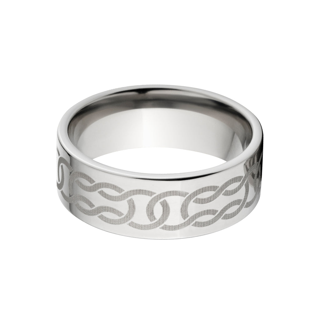 USA Made Celtic Wedding Rings: Celtic Titanium Ring