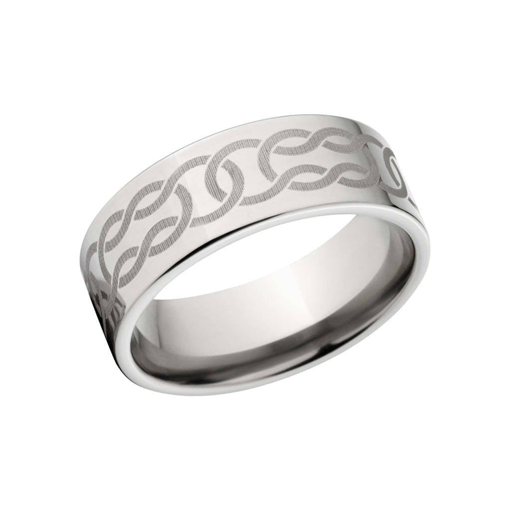 USA Made Celtic Wedding Rings: Celtic Titanium Ring