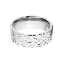 Cobalt Tire Tread Band - Men's Rings