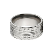 Titanium Tire Tread Band - Men's Ring