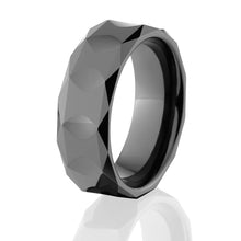 Ceramic Men's Wedding Bands - Black Ceramic Wedding Ring