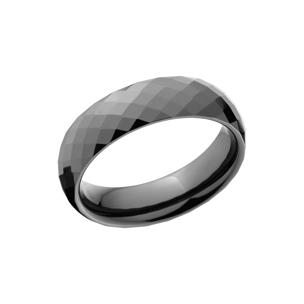 6mm Black Ceramic Band- Men's Wedding Rings