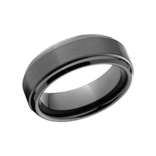 Ceramic Wedding Bands for Men - 8mm Black Rings