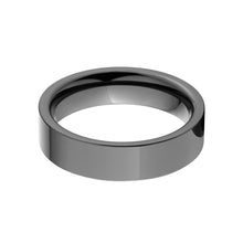 6mm Black Ceramic Ring - Men's Wedding Bands