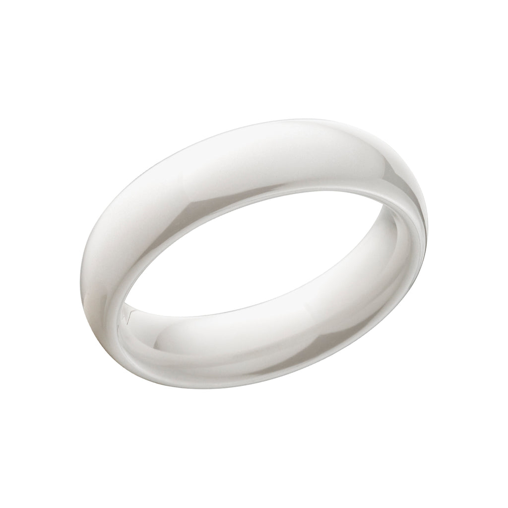 White Ceramic Rings for Women - Women's Ceramic Wedding Rings