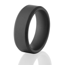 8mm Matte Black Ceramic Band - Men's Wedding Rings