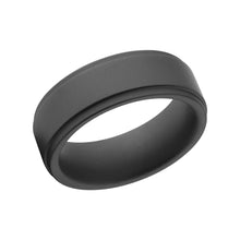 Black Ceramic Ring - Men's Wedding Rings