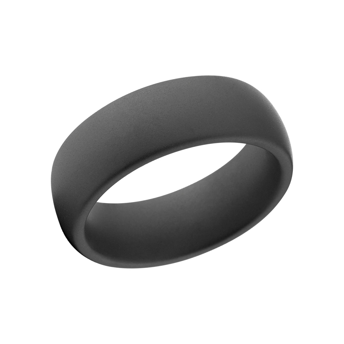 8mm Matte Black Ceramic Ring - Men's Wedding Bands - Ceramic Men's ...