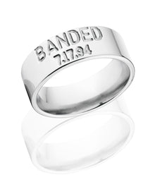 Cobalt Men's Wedding Band - Duck Band Ring