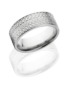 Titanium Tire Ring - Men's Wedding Bands